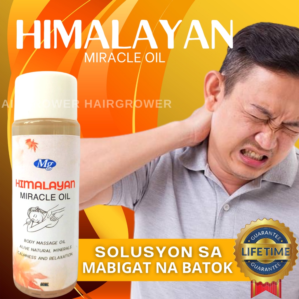 HIMALAYAN MIRACLE OIL with Pink Himalayan Salt Crystal Treat Pain Skin