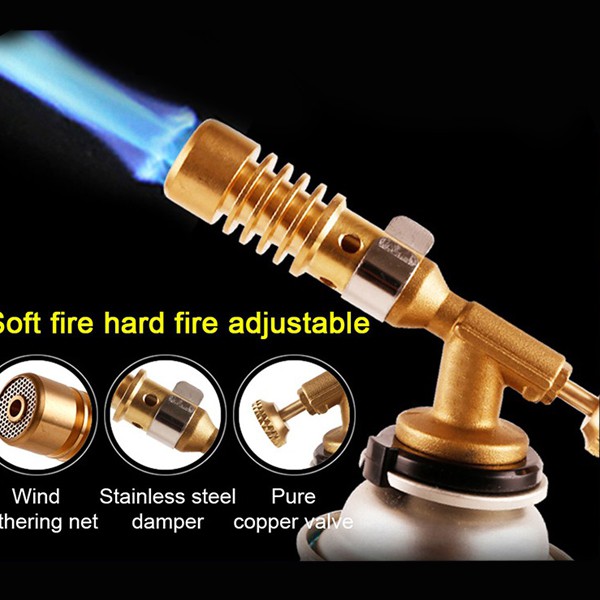 All Bronze Welding Nozzle Blow butane Torch Gun Propane Gas Plumbing
