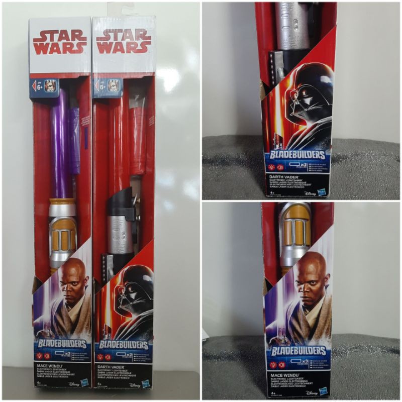 Hasbro Star Wars Bladebuilders Electronic Lightsaber Mace Windu