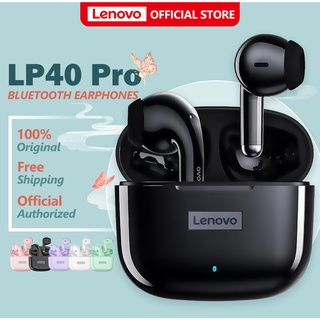 Lenovo LP40 PRO And LP40 IPX5 True Wireless Earphones Bluetooth 5.1 TWS HD Stereo Low Latency Gaming with Mic Music