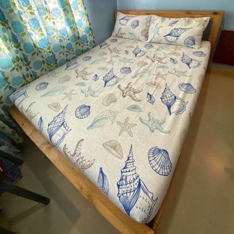 Seashore Design (Fitted Bed Sheet) Shopee Philippines