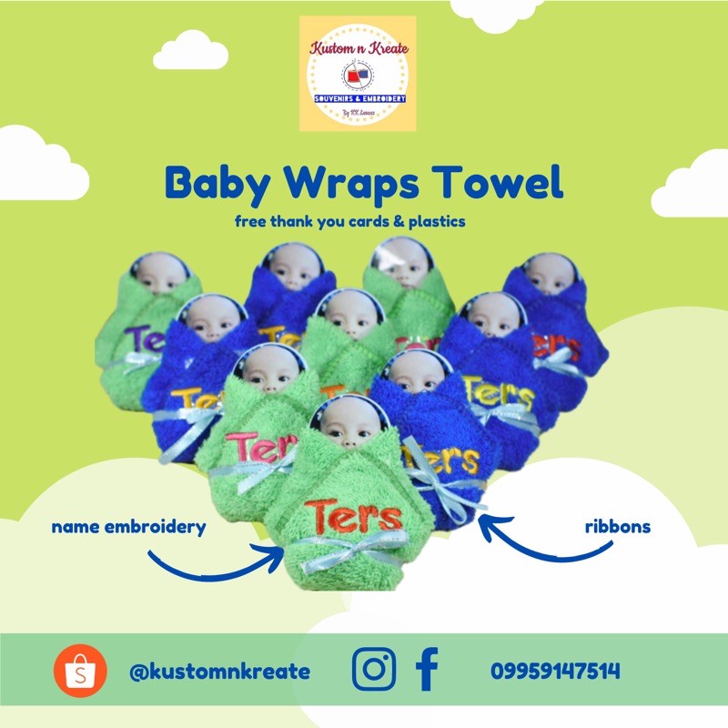 personalized baby wraps