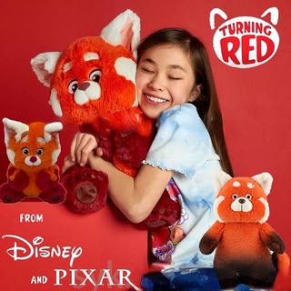 Disney Turning red plush doll 20cm 30cm 40CM Raccoon Stuffed Toys PP cotton Throw Pillow For Children's birthday gift Red panda doll bag Room decoration