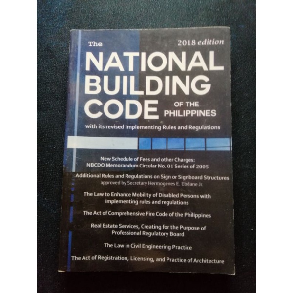 National Building Code by Vicente B. Foz 2018 Edition | Shopee Philippines
