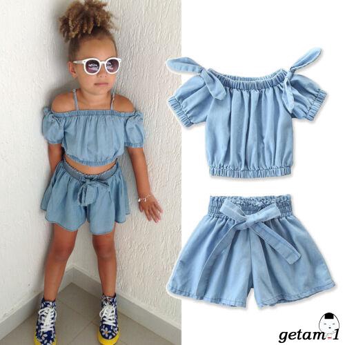 kids denim outfit