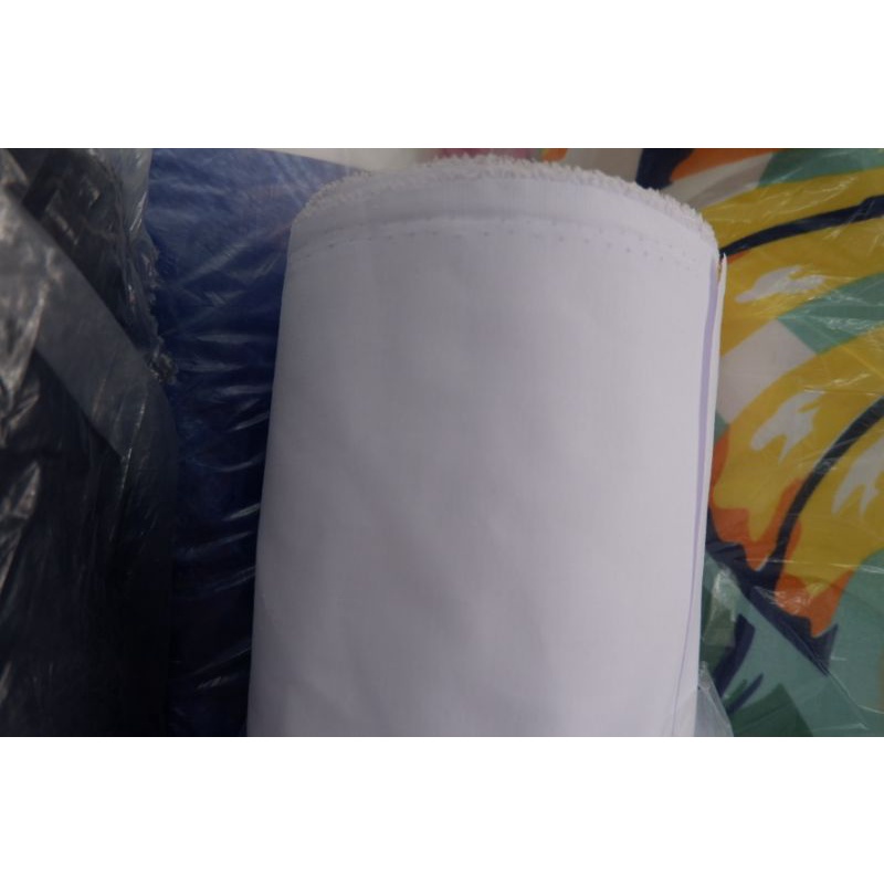 Tetoron Fabric white per yard for uniform | Shopee Philippines