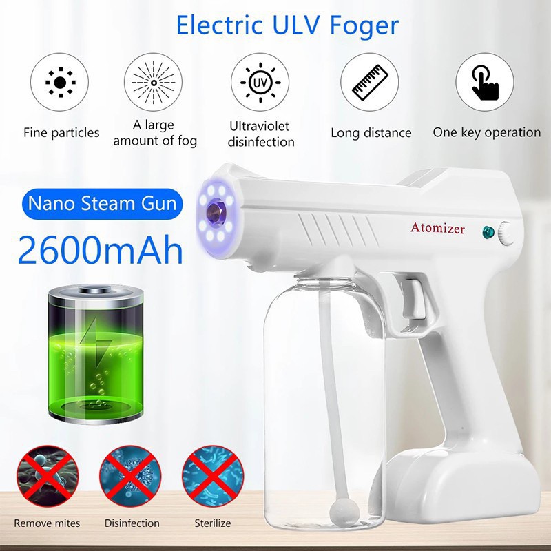 800ml Sanitizer Spray Machine Handheld Disinfection Blue Ray