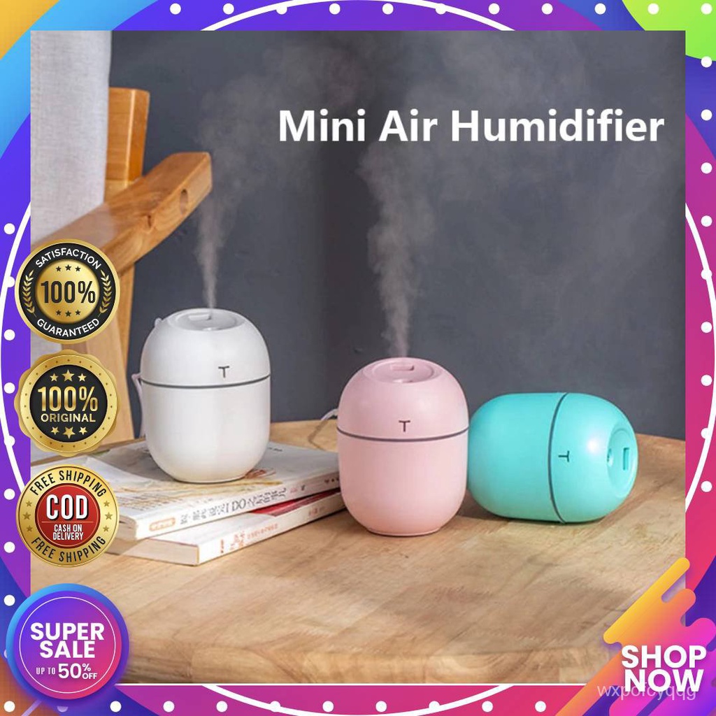 PINAS BEST Original Ultrasonic Mini Air Humidifier Aroma Essential Oil