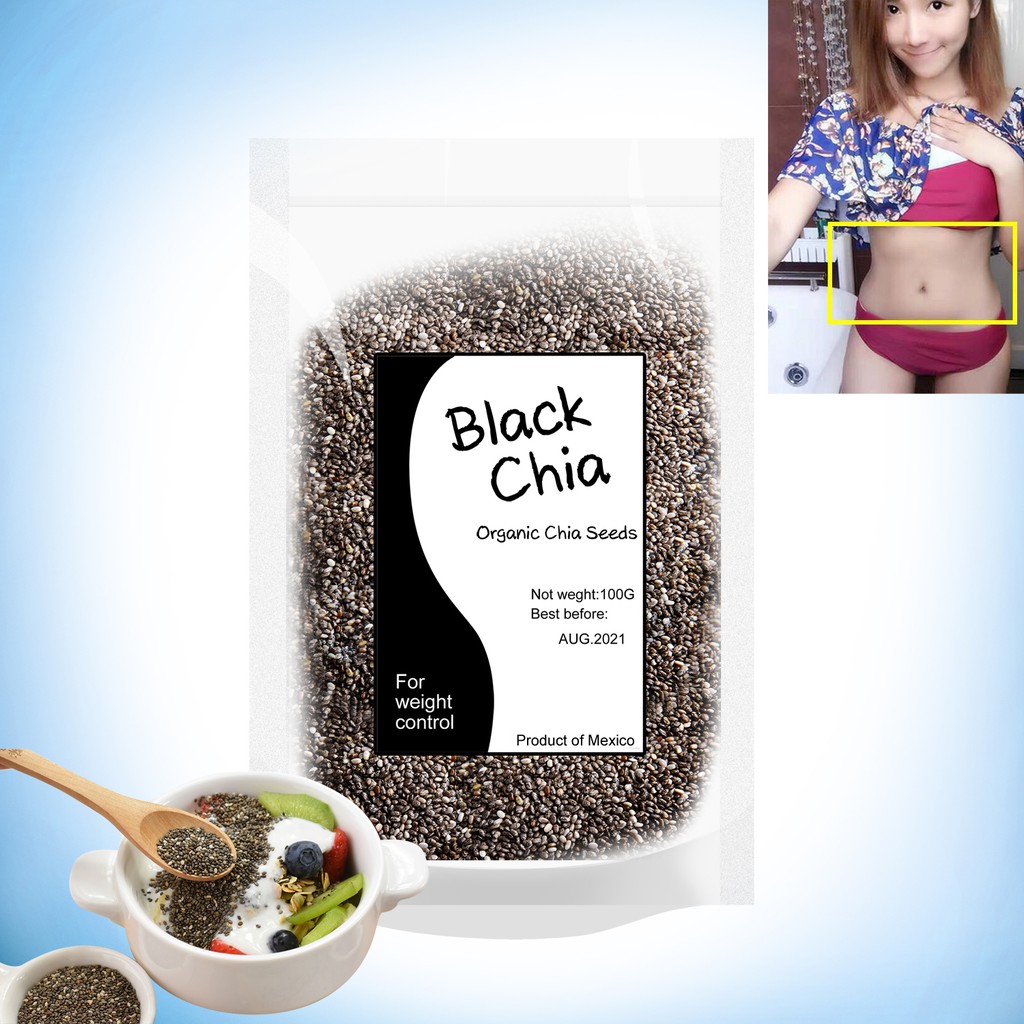 Authentic Imported Organic Chia Seeds 100 grams (USDA and ...