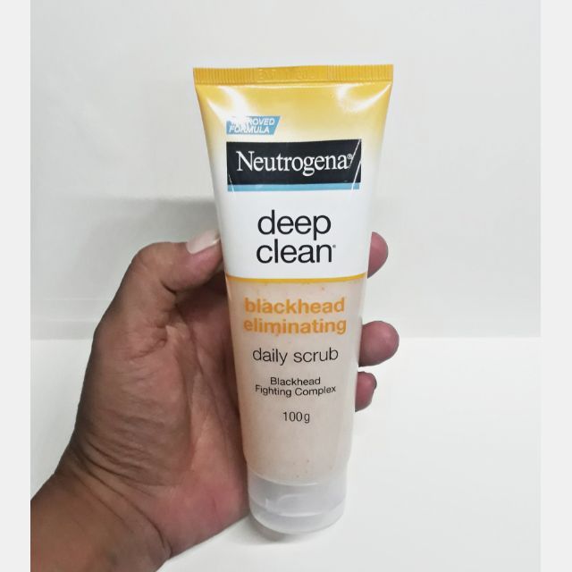 neutrogena deep clean blackhead scrub