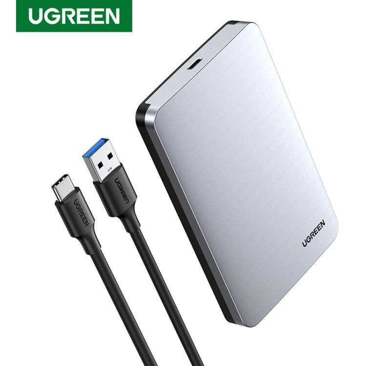 UGREEN HDD Case 2.5 SATA to USB C 3.1 Gen 2 External Hard Drive Box