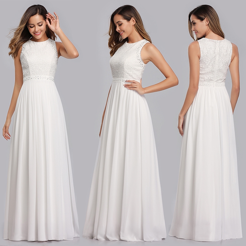 elegant white party dresses