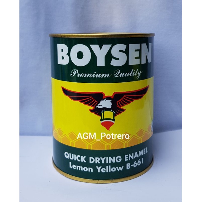 BOYSEN QDE B 661 LEMON YELLOW ( PANGKAHOY / METAL ) 1 LITER Shopee