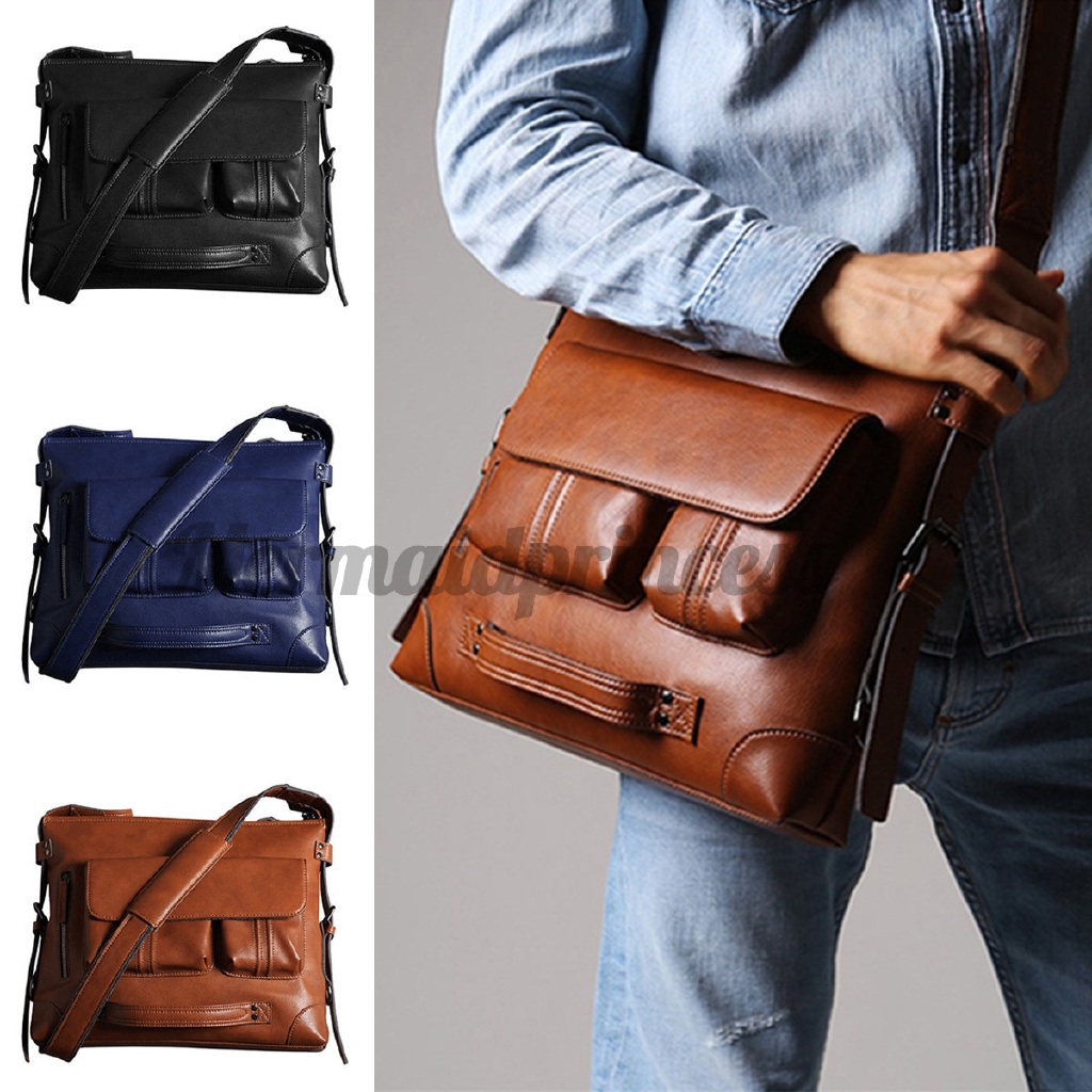 ekphero men handbag casual multifunction backpack solid crossbody bag