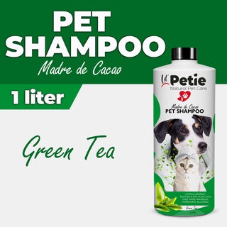 （hot）1 Liter Lil Petie Madre De Cacao & Aloe Vera Lil Petie  Natural Organic Dog Cat Shampoo with -