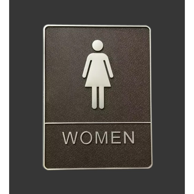 Creative Man And Woman Toilet Sign Reminder Toilet Signage