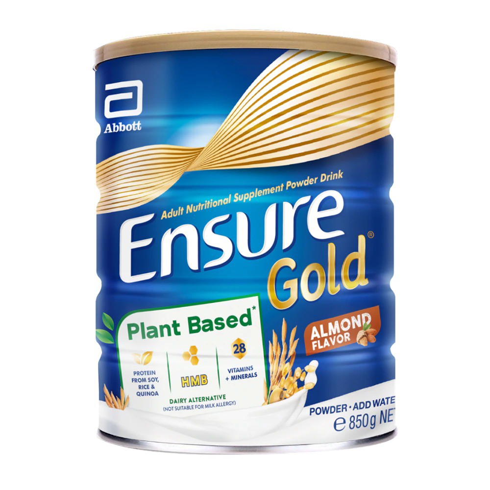 Ensure Gold HMB Plant Based Almond For Adult Nutrition 850g Shopee