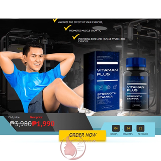 VITAMAN PLUS for Men's Health 15 Capsules Extra Strength Extra Stamina Extra Power #5