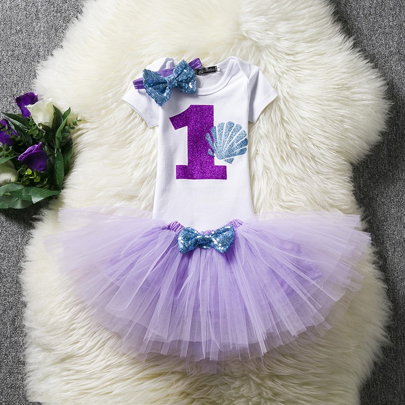 baby girl 1st birthday mermaid outfit