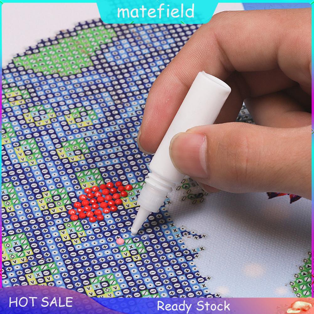 [Matefield]3ml Diamond Painting Drill Sticky Bottled Glue for DIY Handcraft Artwork