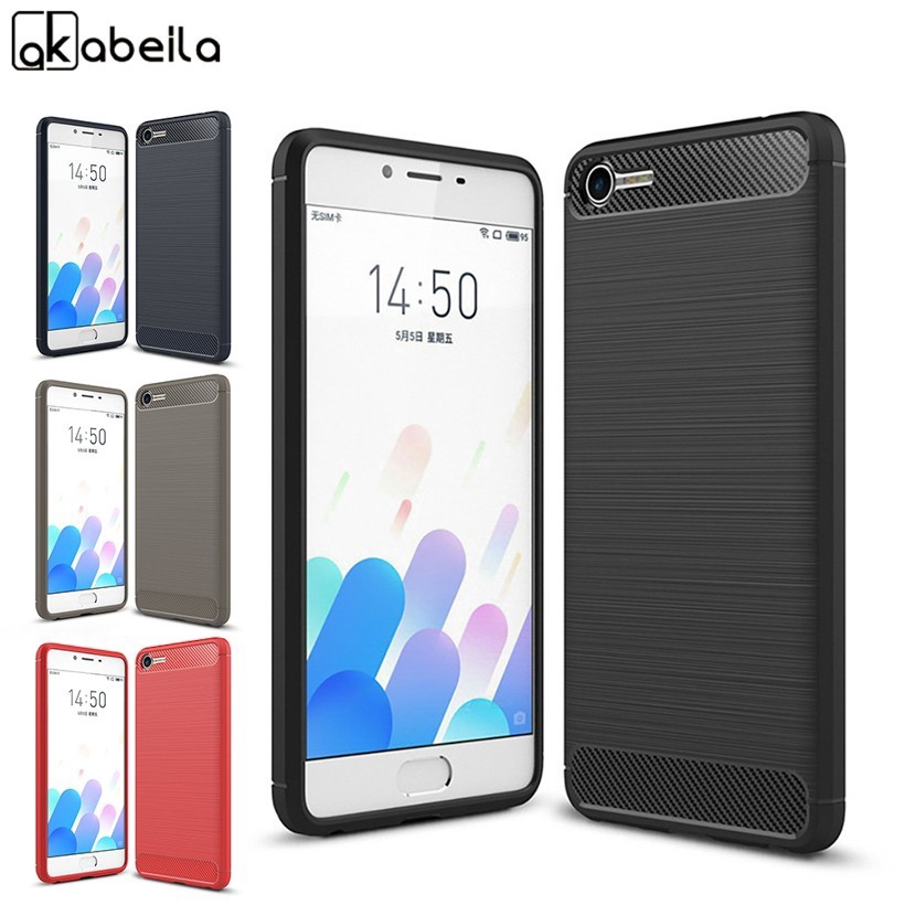 Meizu Meilan E2 Meizu E2 M2e Carbon Fiber Soft Tpu Cover