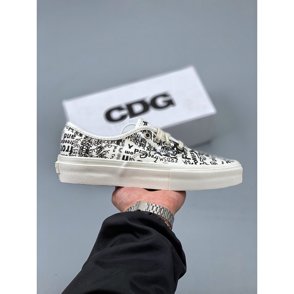 cdg vans graffiti