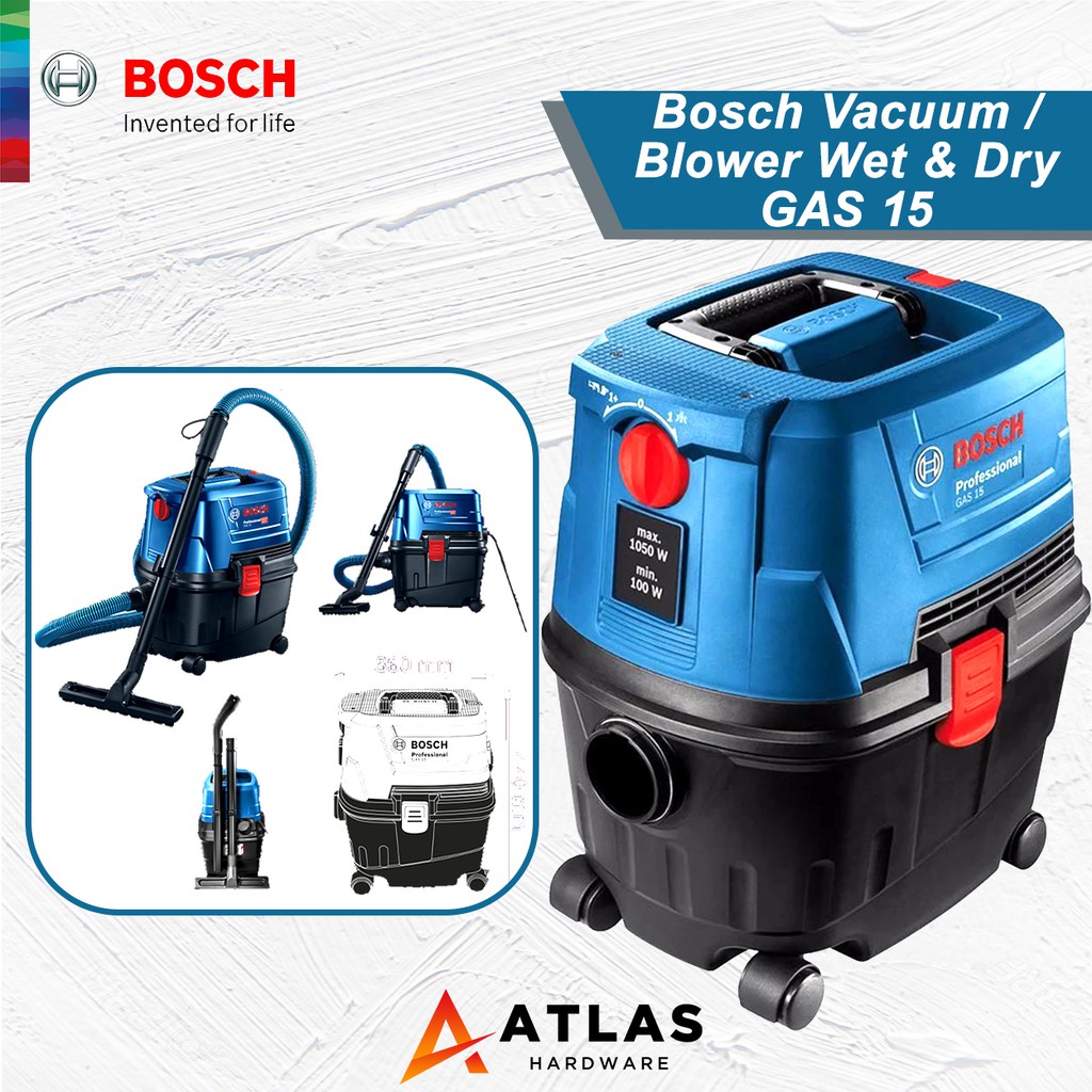 Bosch GAS 15 Vacuum/Blower wet & Dry Shopee Philippines