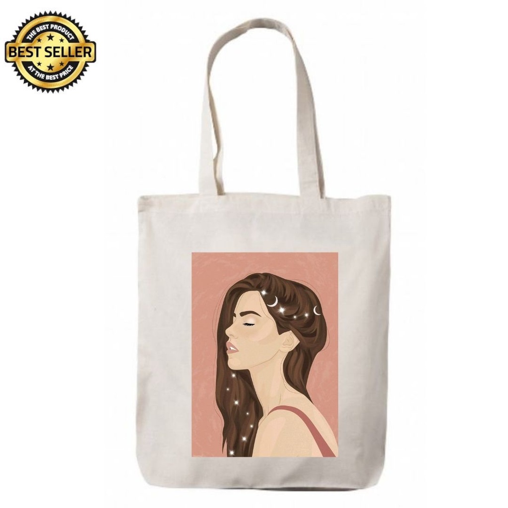 Graphic Tote Bag Katsa Canvas High Quality Fashion Women Bag | Shopee ...