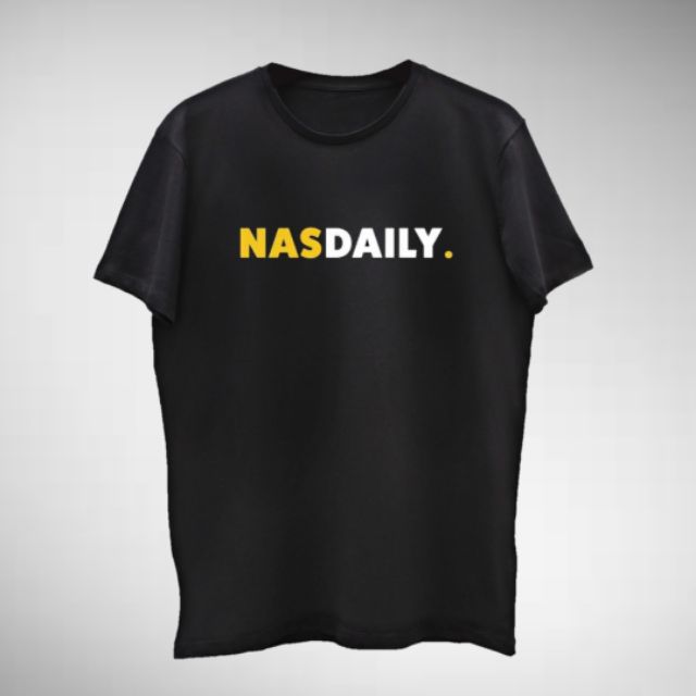 Nas Daily Customized Logo T Shirt Shopee Philippines