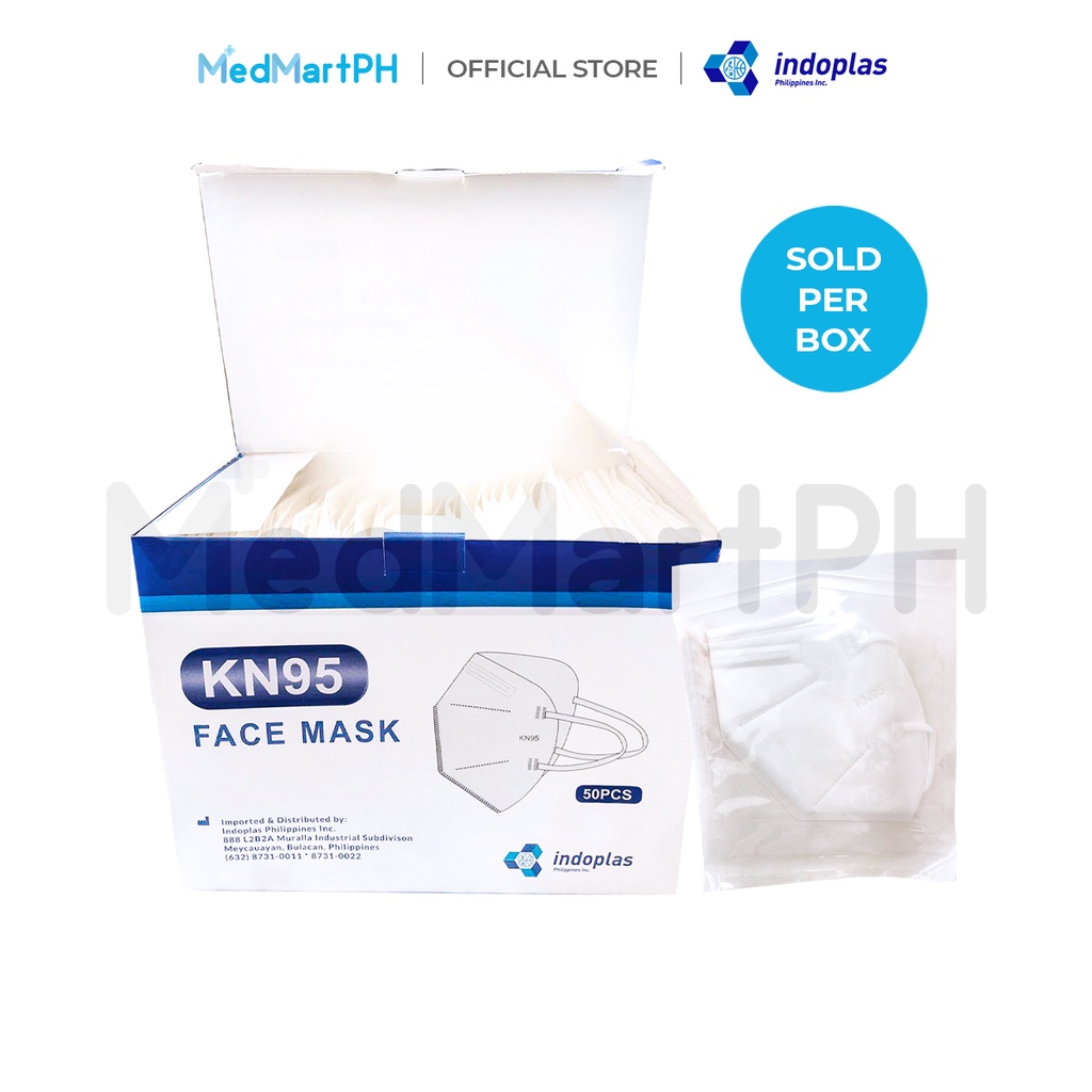 Indoplas KN95 Disposable Face Mask 50's (1 Box) Shopee Philippines