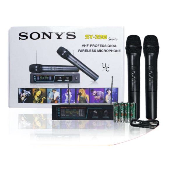 Sonys SY338 VHFProfessional Wireless Microphone Shopee Philippines