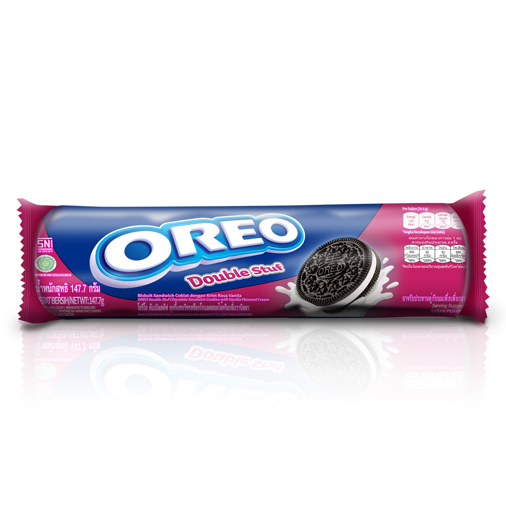 Oreo Double Stuf Cream Sandwich Cookies 147 7g Set Of 3 Shopee Philippines