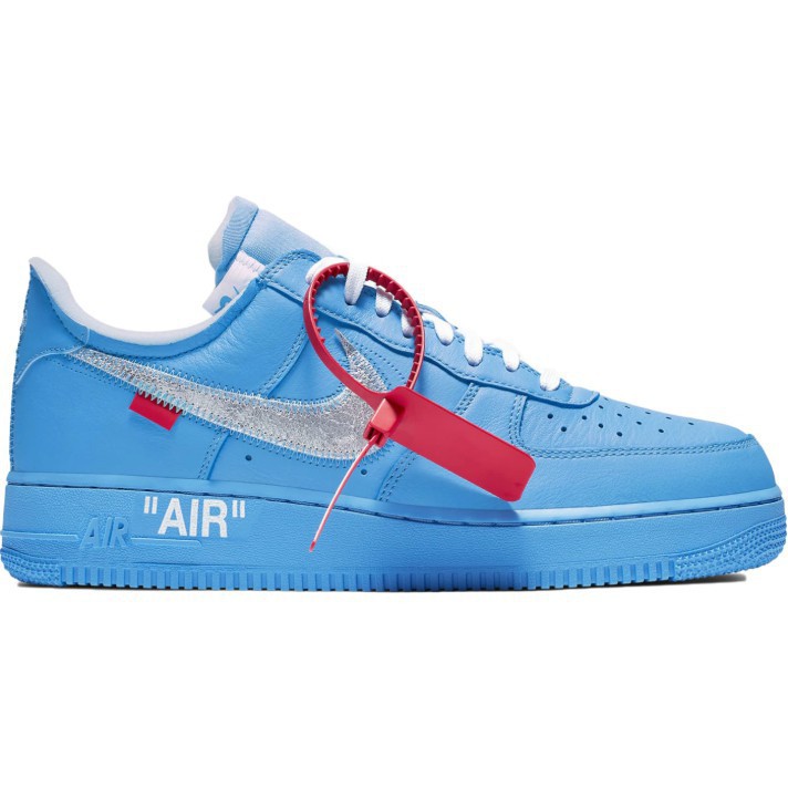 white air force blue tick