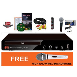 Megapro Doremi D-777 DVD Karaoke Player with Free Mic