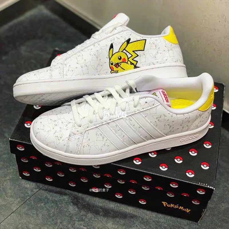 Originals Adidas Stan Smith X Pokemon Sneakers Men Women White | Shopee  Philippines