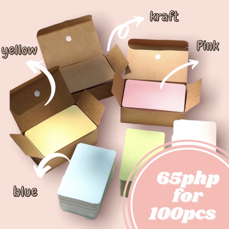 Precut blank colorful note card for Tags, Invitation,Greetings,Calling