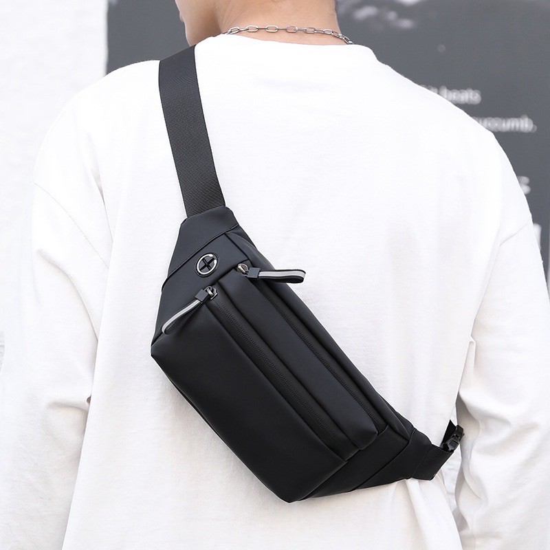 HH M-3 fashion belt bag for men waterproof sling bag for men | Shopee ...