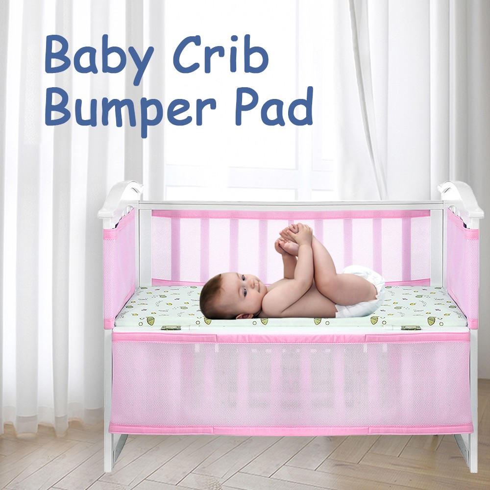 Omybaby Baby Crib Bumper Pad Set Guard Liner Fence Bed Sleep