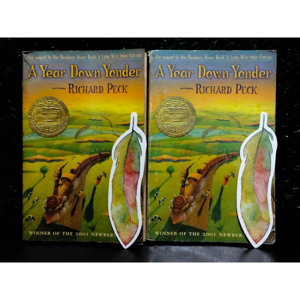 A YEAR DOWN YONDER by Richard Peck / Newbery Medal (Softcover ...