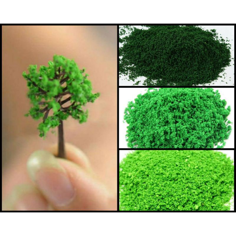 1g Fake Moss Sponge Grass and Tree Powder Model Material For Diorama