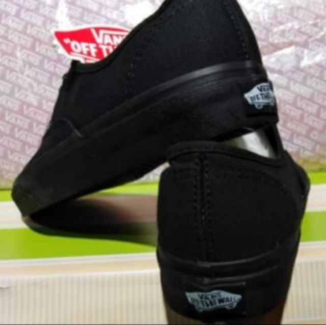 Vans Shoes All Black For Men | Shopee Philippines