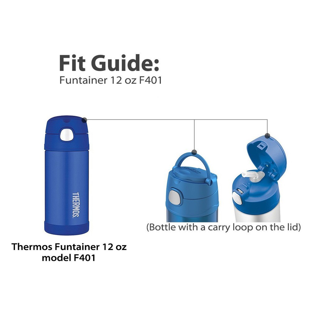 thermos funtainer bottle replacement straws
