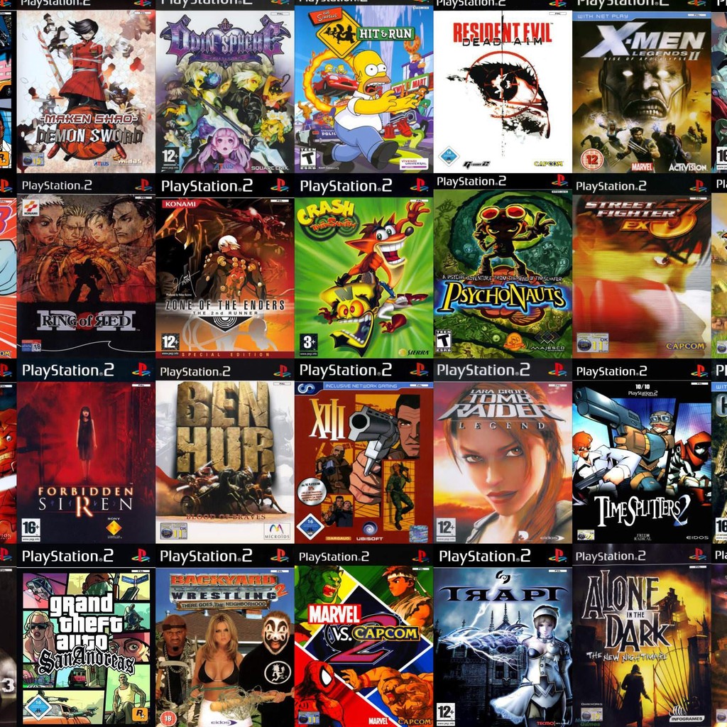 playstation ps2 games