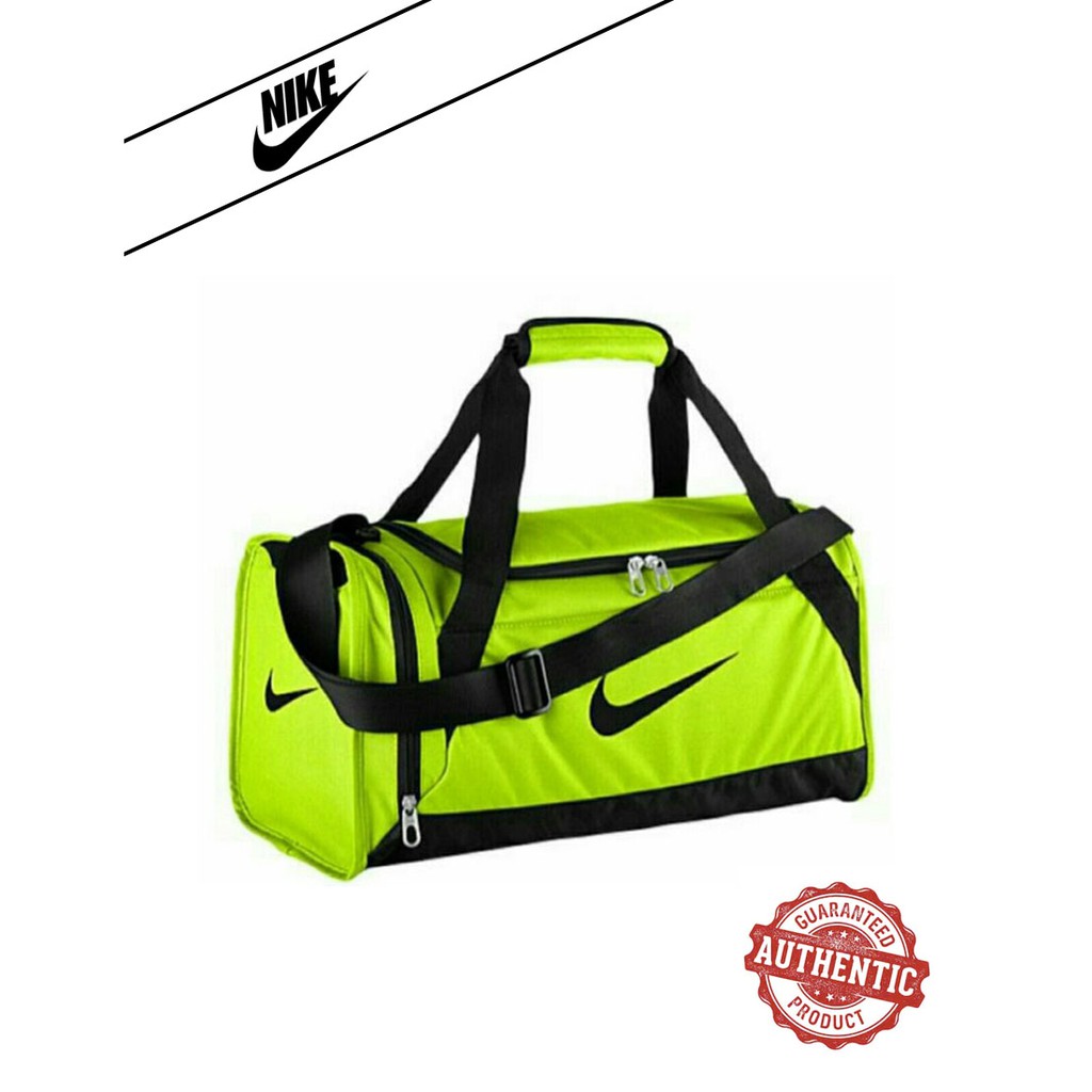 nike duffel bag green