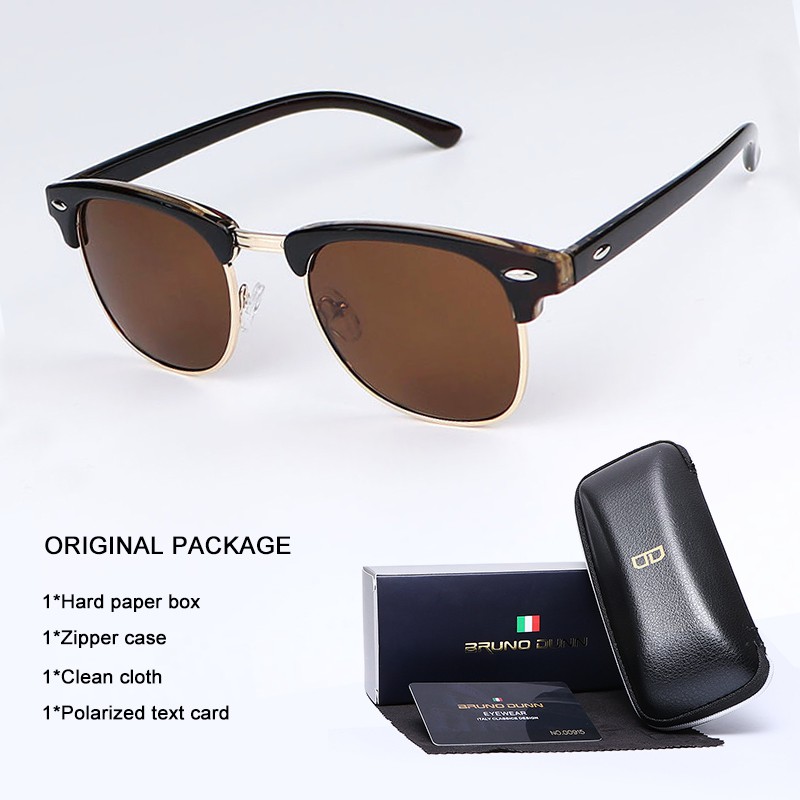 Fashion Vintage Polarized Sunglasses Men Brand Design Eye, 59% OFF