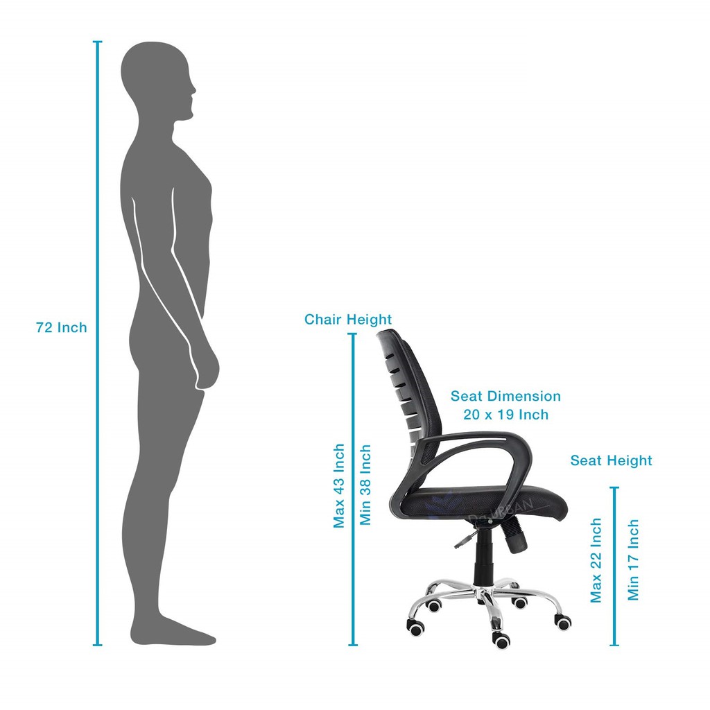 20 Inch Seat Height Chair - Mjm International 194 Mckesson Medical