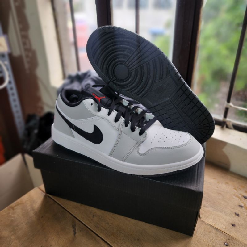 JORDAN 1 LOW SMOKE GREY FOR MEN ( TOP GRADE QUALITY ) | Shopee Philippines