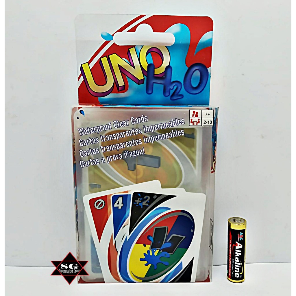 Uno H2o Waterproof Uno H2o Card Game Shopee Philippines