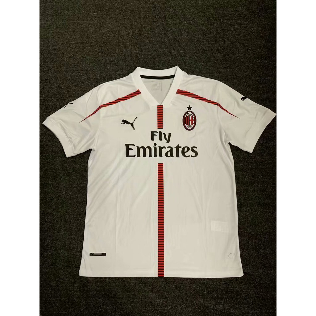 ac milan white jersey