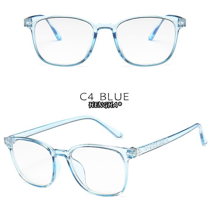 Korean Design Anti Radiation Eyeglasses Lens Replaceable Shopee